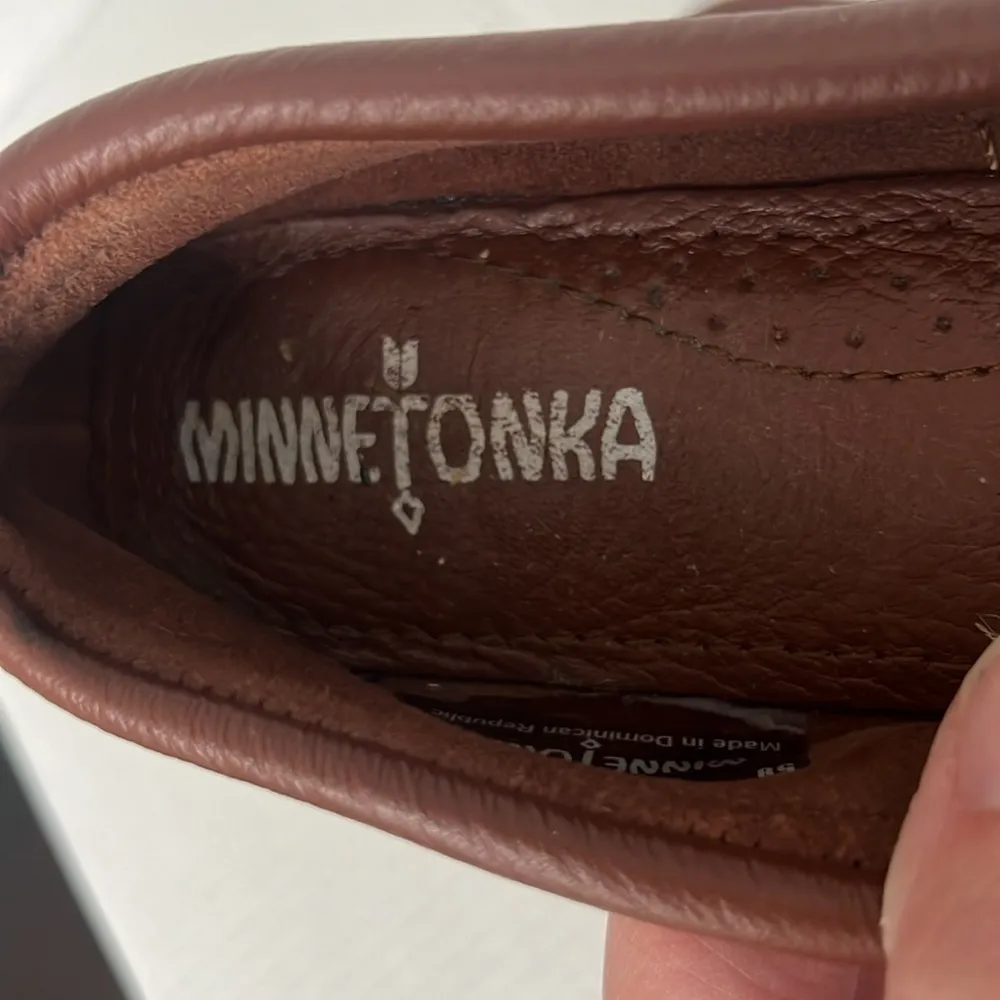 Minnetonka‎ Womens Deerskin Beaded Moc Sz 6 > - Image 4