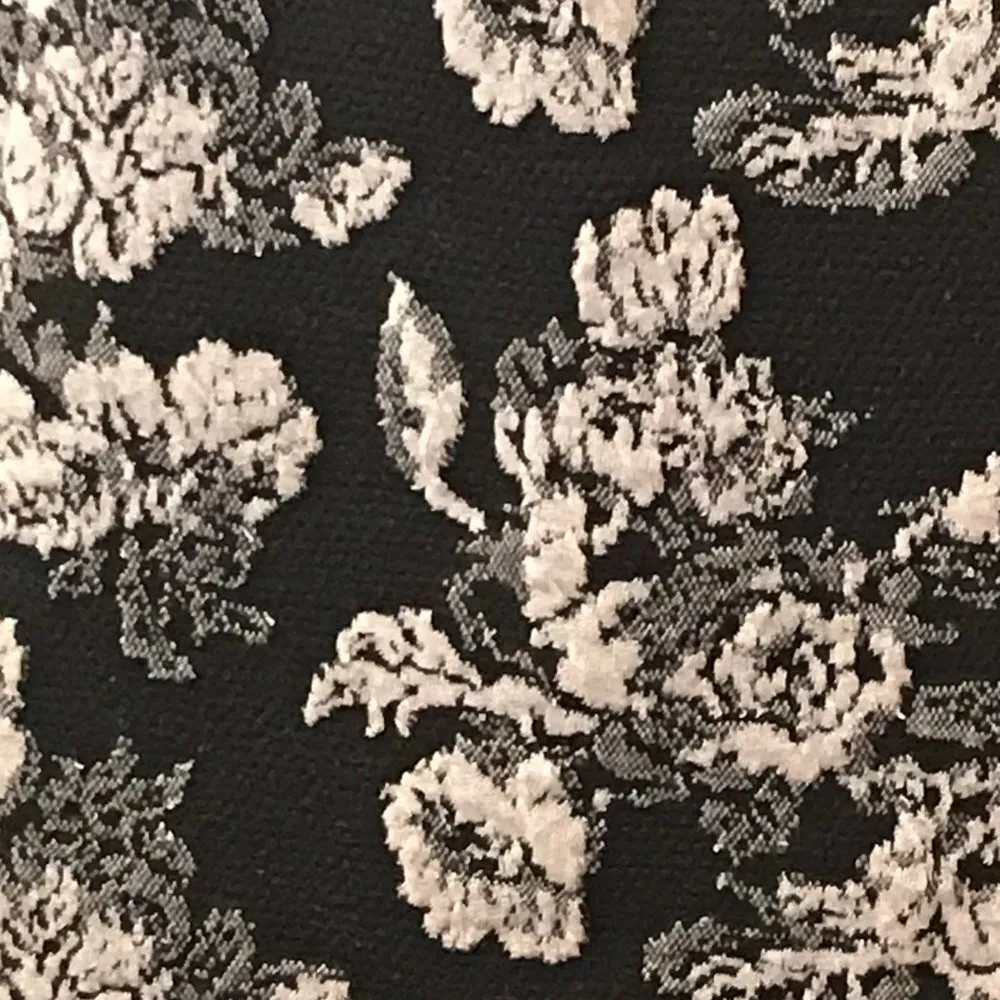 🌸  black and white floral midi skirt - Size XL Juniors - Image 3