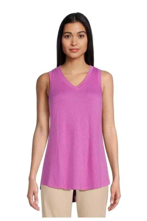 TIME and TRU Womens Sleeveless Semi Lose Top Size XL 16-18 Pink New - Image 3