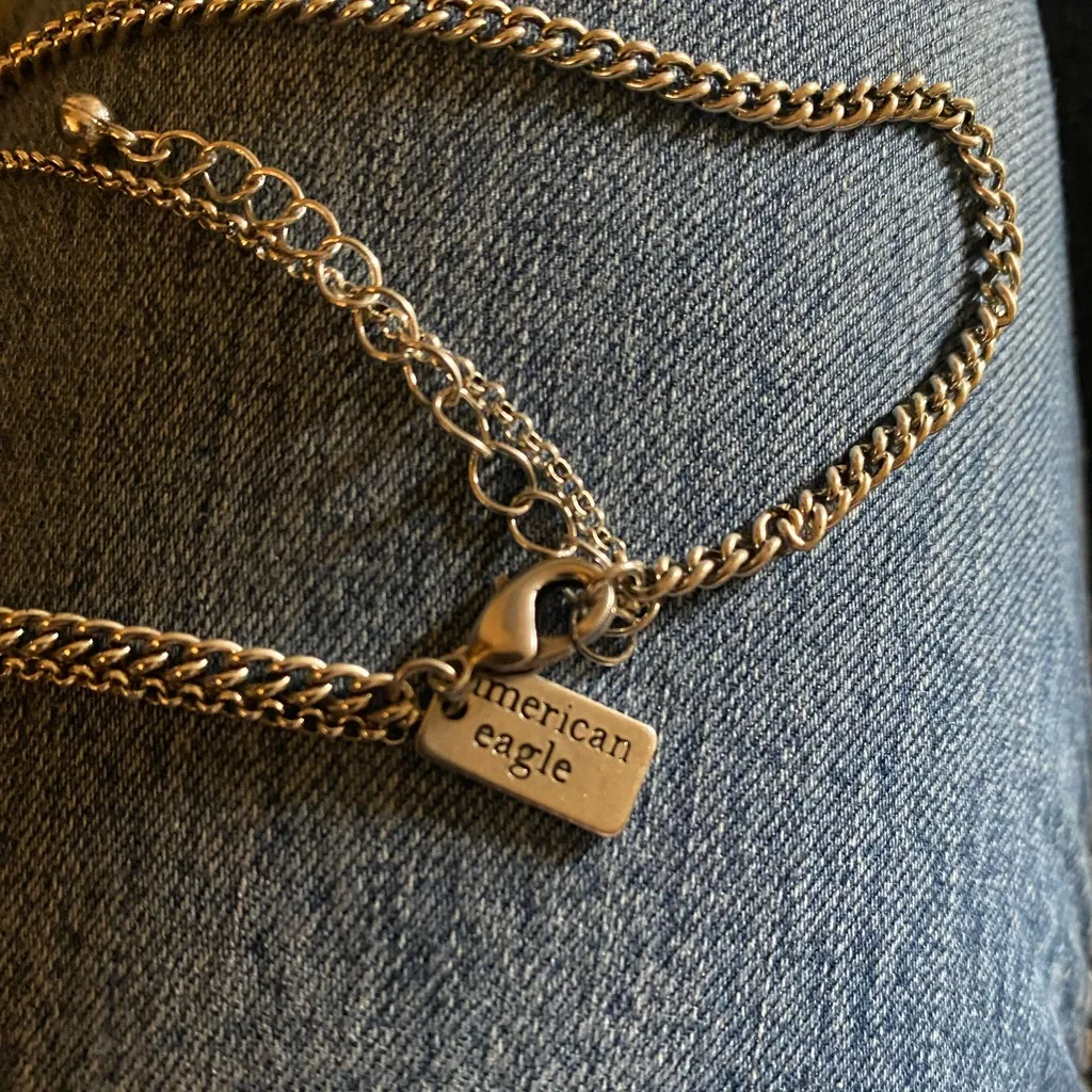 American Eagle  Layered Aztec Stone Necklace - Image 3