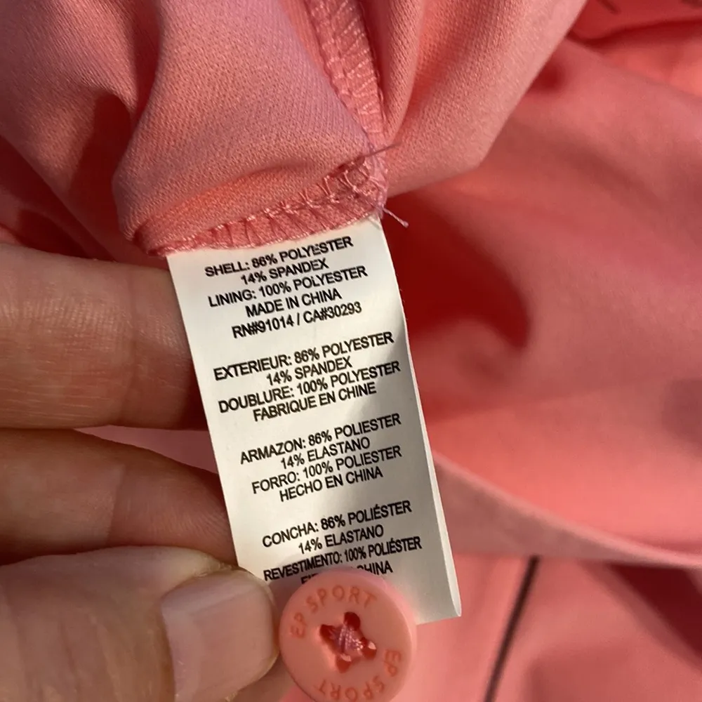 EP PRO Sport Skorts size 4 brand new color Pixie Pink length 16.5” waist 30” - Image 10