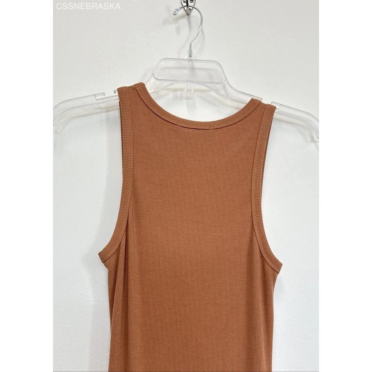 Poppy&Stella Tan CUT OUT KNITTED‎ MIDI DRESS - Image 2
