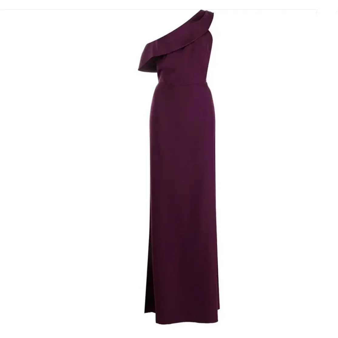 SACHIN & BABI Davis Cold-Shoulder Gown Dark Plum Purple Cocktail  Women’s 4 - Image 2