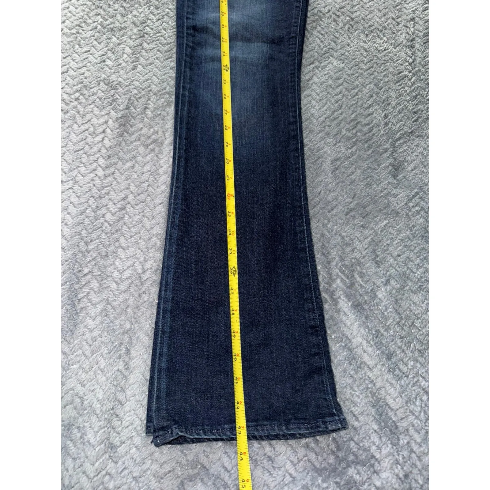 Rock Republic Kasandra Bootcut Jeans Dark Wash Gold Stitching Denim Size 10‎ - Image 10