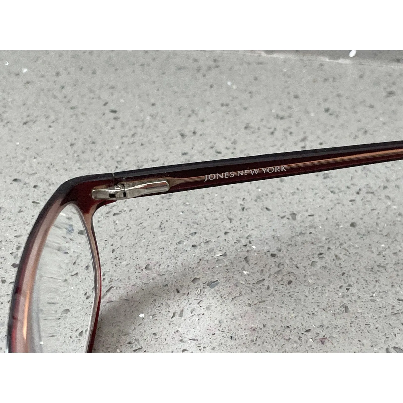 Jones New York Eyeglasses Frames ONLY J730 Women's Burgundy Full Rim 53-17-135 - Image 4