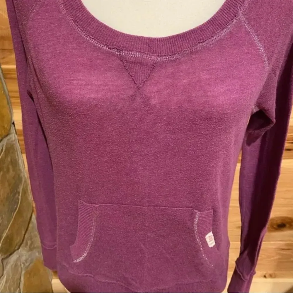 Aeropostale Women's Purple Long Sleeve Pullover Sweatshirt Size M Size M - Image 6