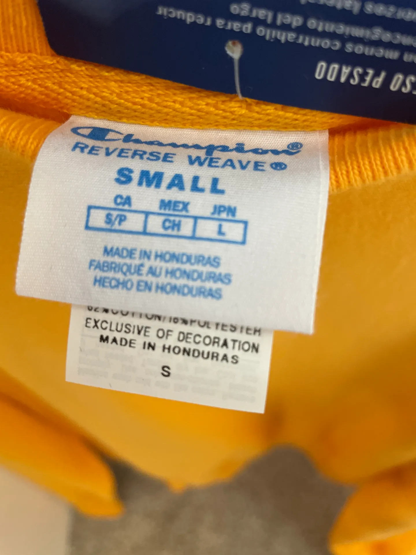 Champion Reverse Weave Crewneck Gold NWT - Image 4