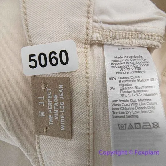 NEW Madewell The Perfect Vintage Wide-Leg Jean:‎ Garment-Dyed Edition, 31 - Image 17