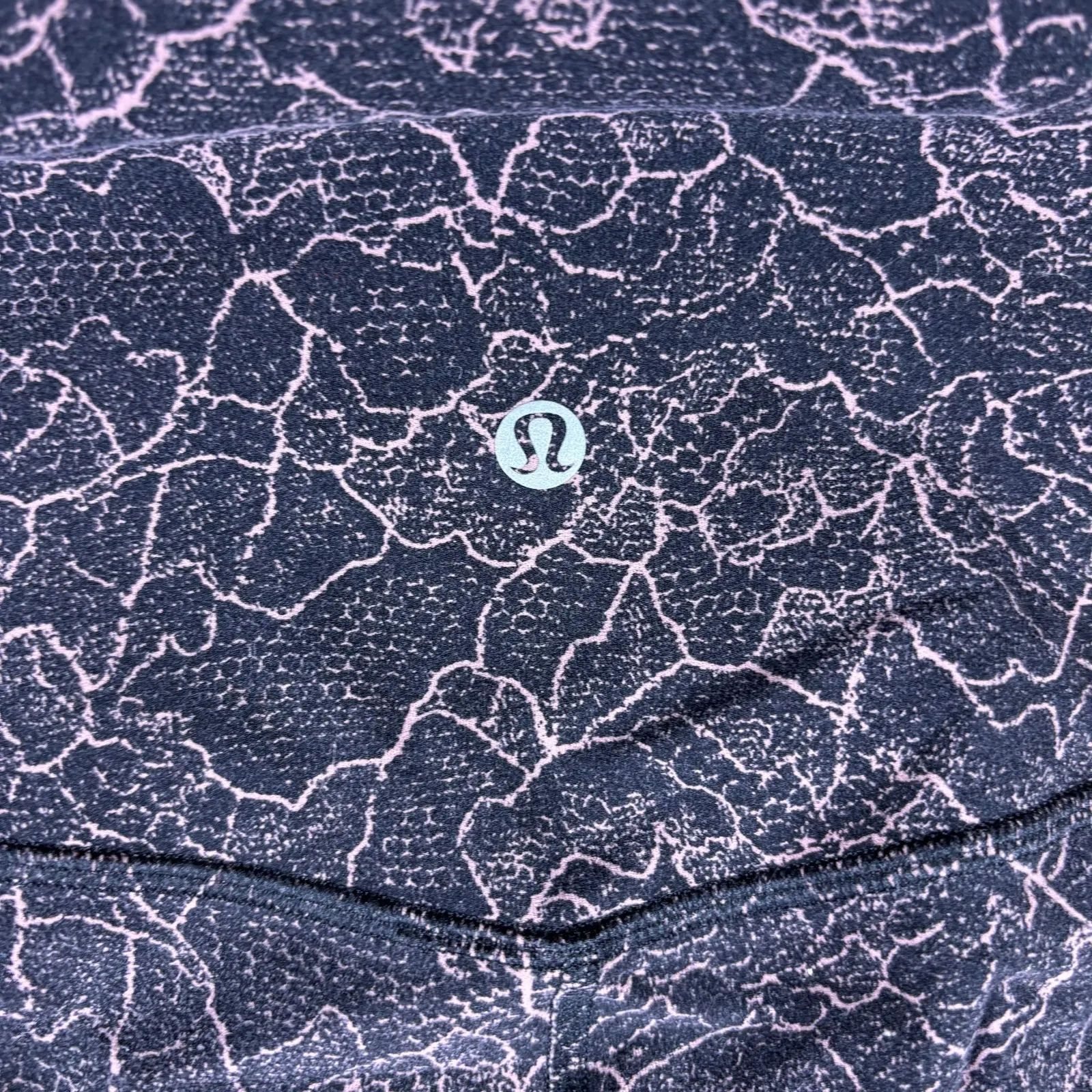 Lululemon Size 6 Black Pink Lace Print Align High Rise Leggings Yoga Pants - Image 4