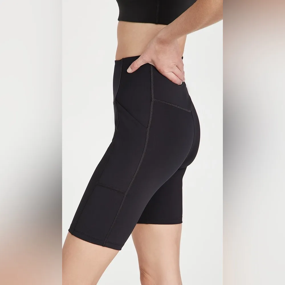 Girlfriend Collective Women’s High Waisted Bike Short - Black Sz XXS - Image 4