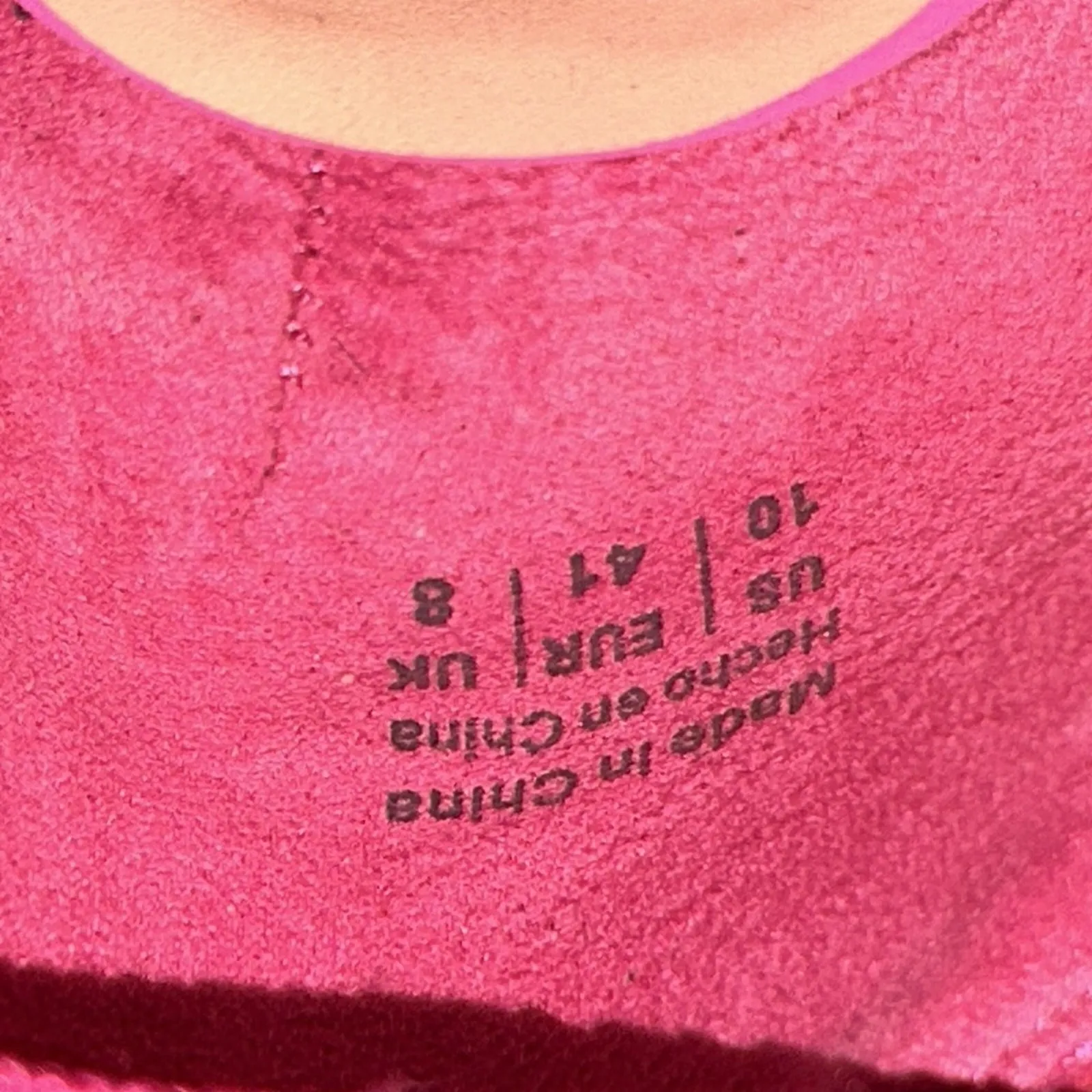 Call it spring Woman’s  Pink Chunky Heels Size 10 - Image 8