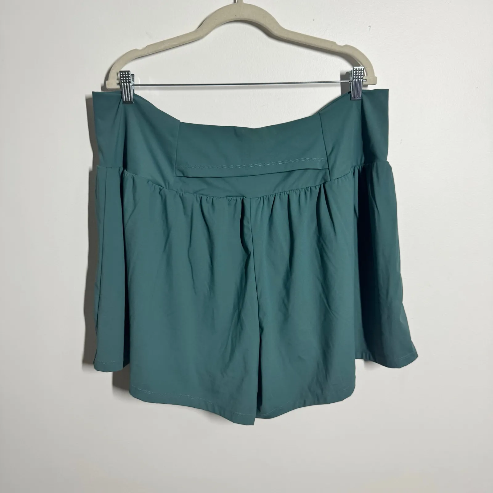 Halara Breezeful™ High Waisted Crossover Side Pocket Short Women 3X Green Sport - Image 4