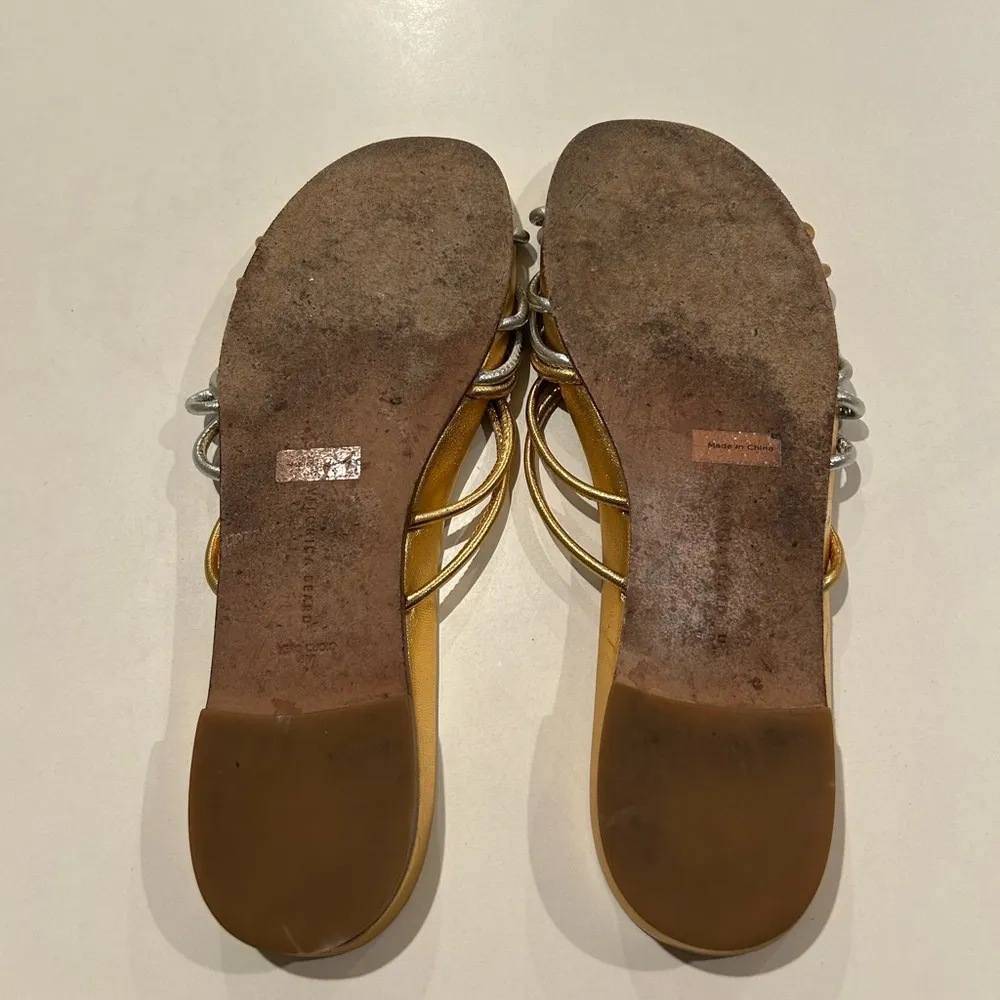 Eda Metallic Knot Slide Sandal size 8 - Image 7