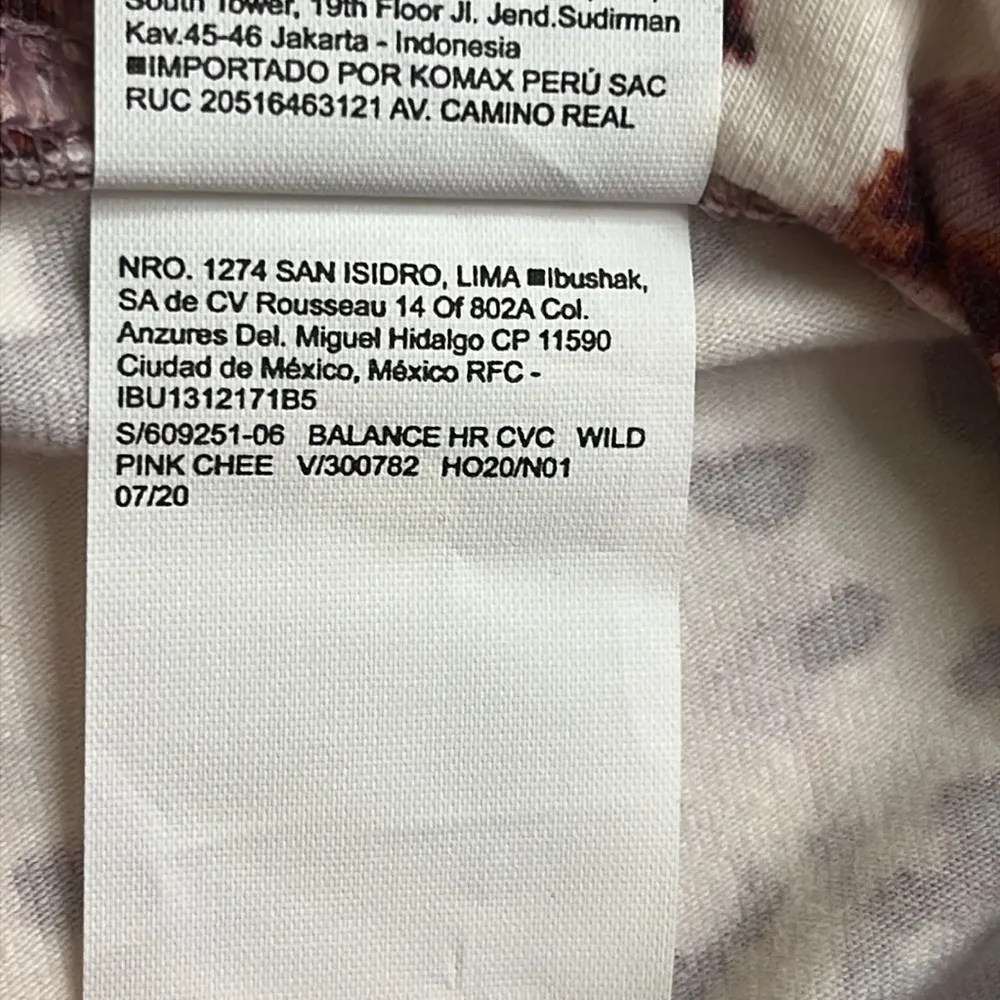 Old Navy balance high rise Pink cheetah 7/8 ankle go-dry Leggings size small - Image 9