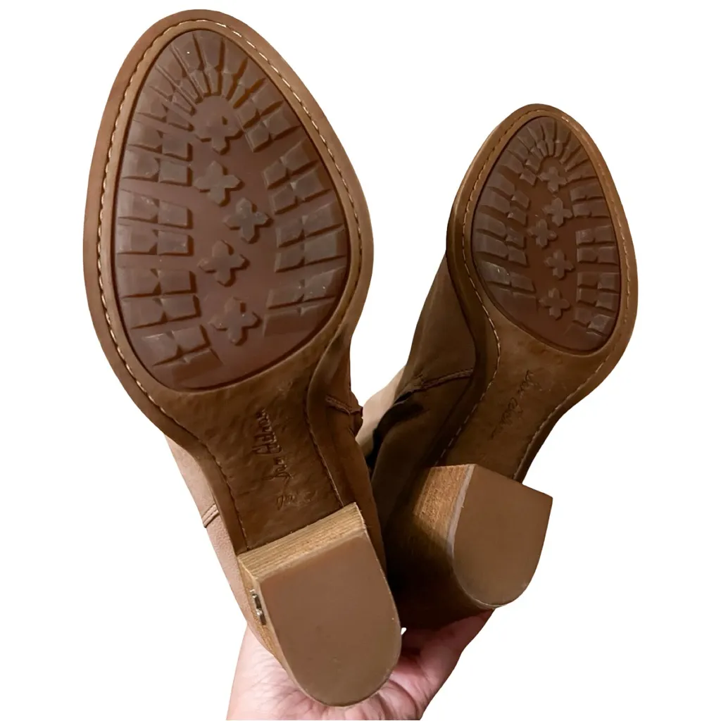 NEW SAM EDELMAN Mariella Bootie in Praline Nubuck Sz 7.5 - Image 3