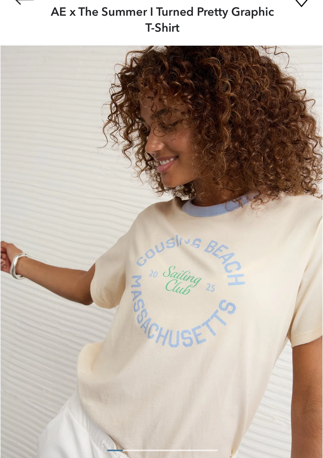 AE x The Summer | Turned Pretty Cousins Beach Surfing Club Tee NWOT - Image 3