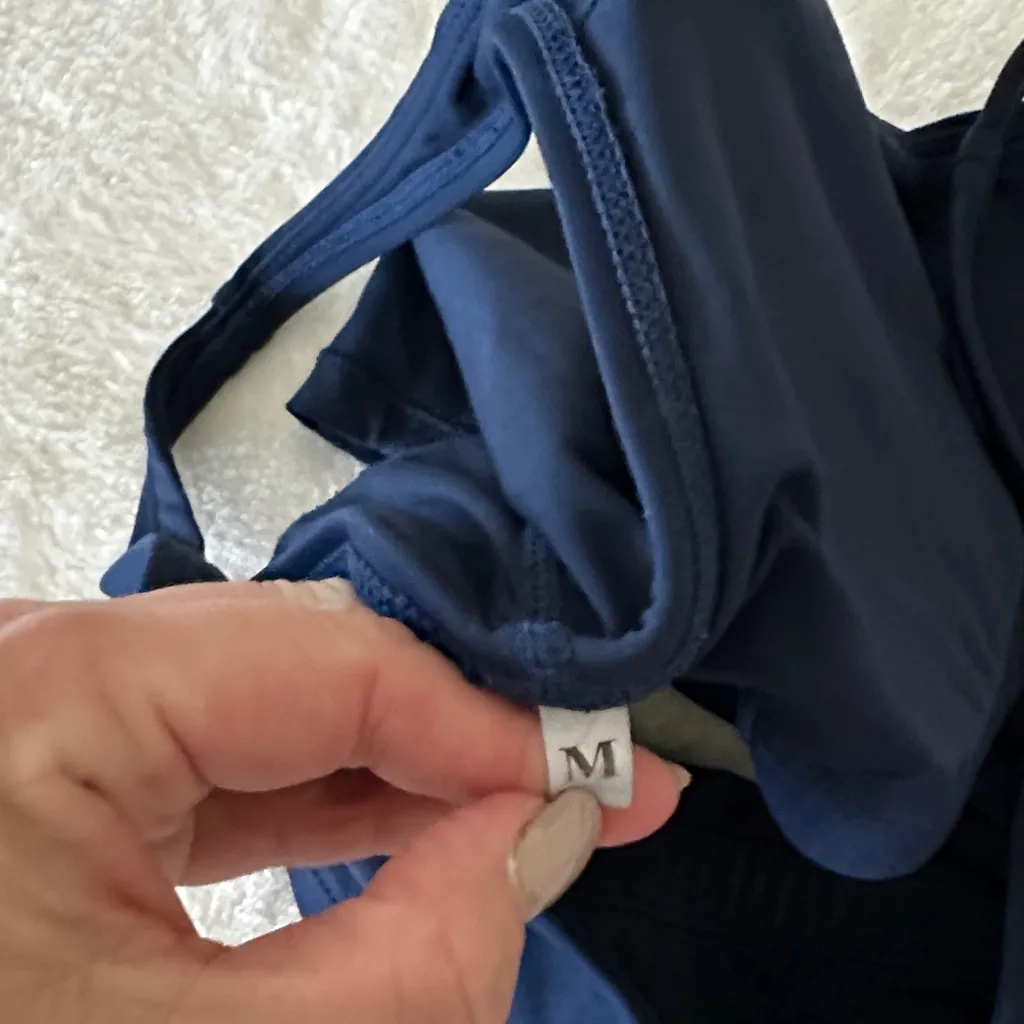 Women's Navy Blue Tank Size M - Image 5