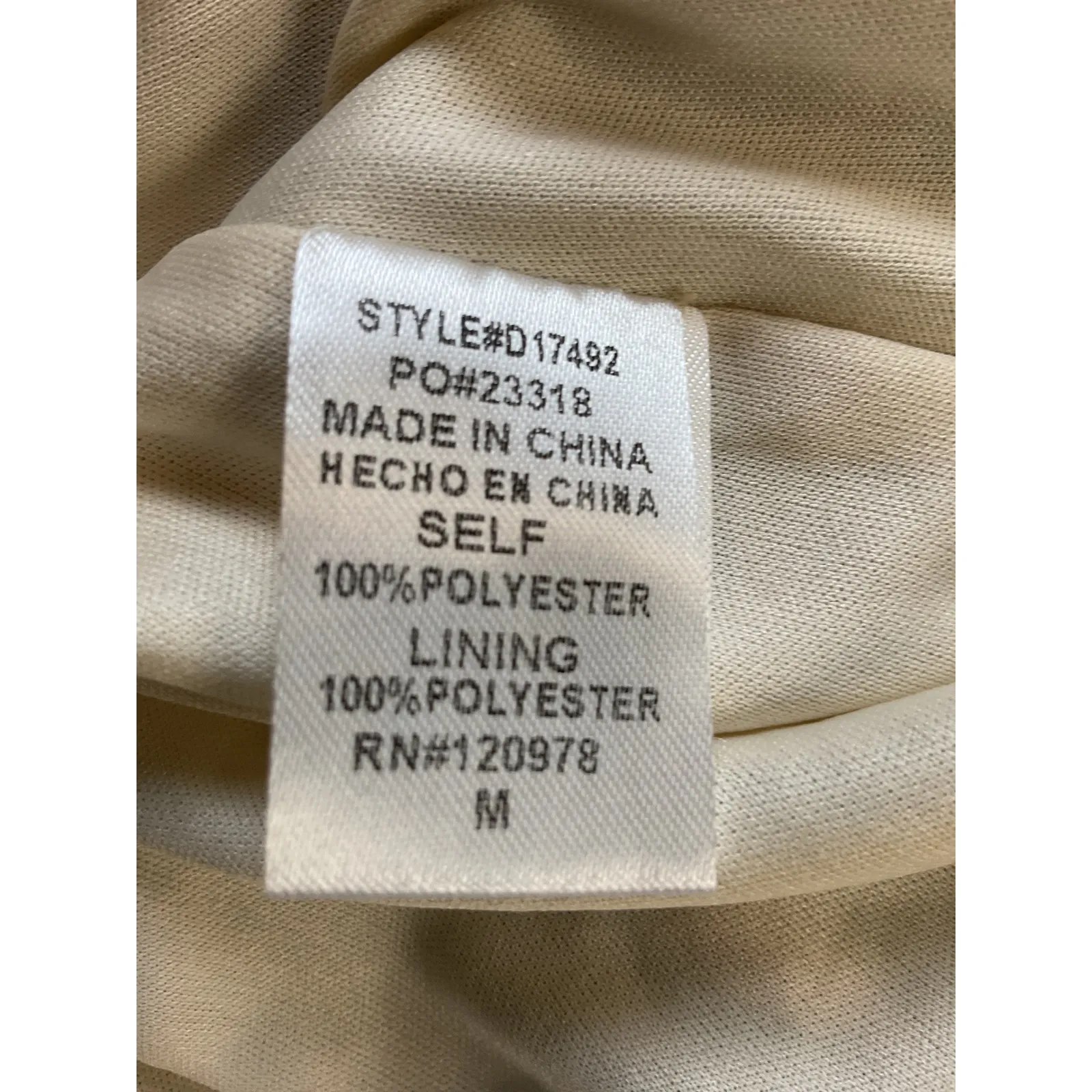 Abstract Print Long Sleeve Dress, V-Neck Smocked Waist Fit and Flare - Image 10