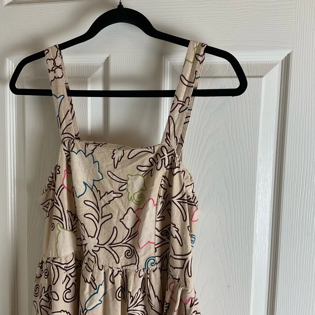 Knox Rose Cream Floral Pattern Maxi Dress - Image 3