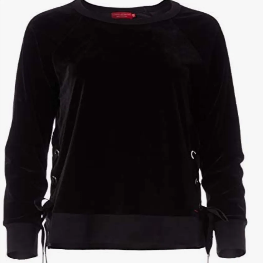 N:Philanthropy Felix Velvet Crew Sweatshirt: Velvet Black - Image 3