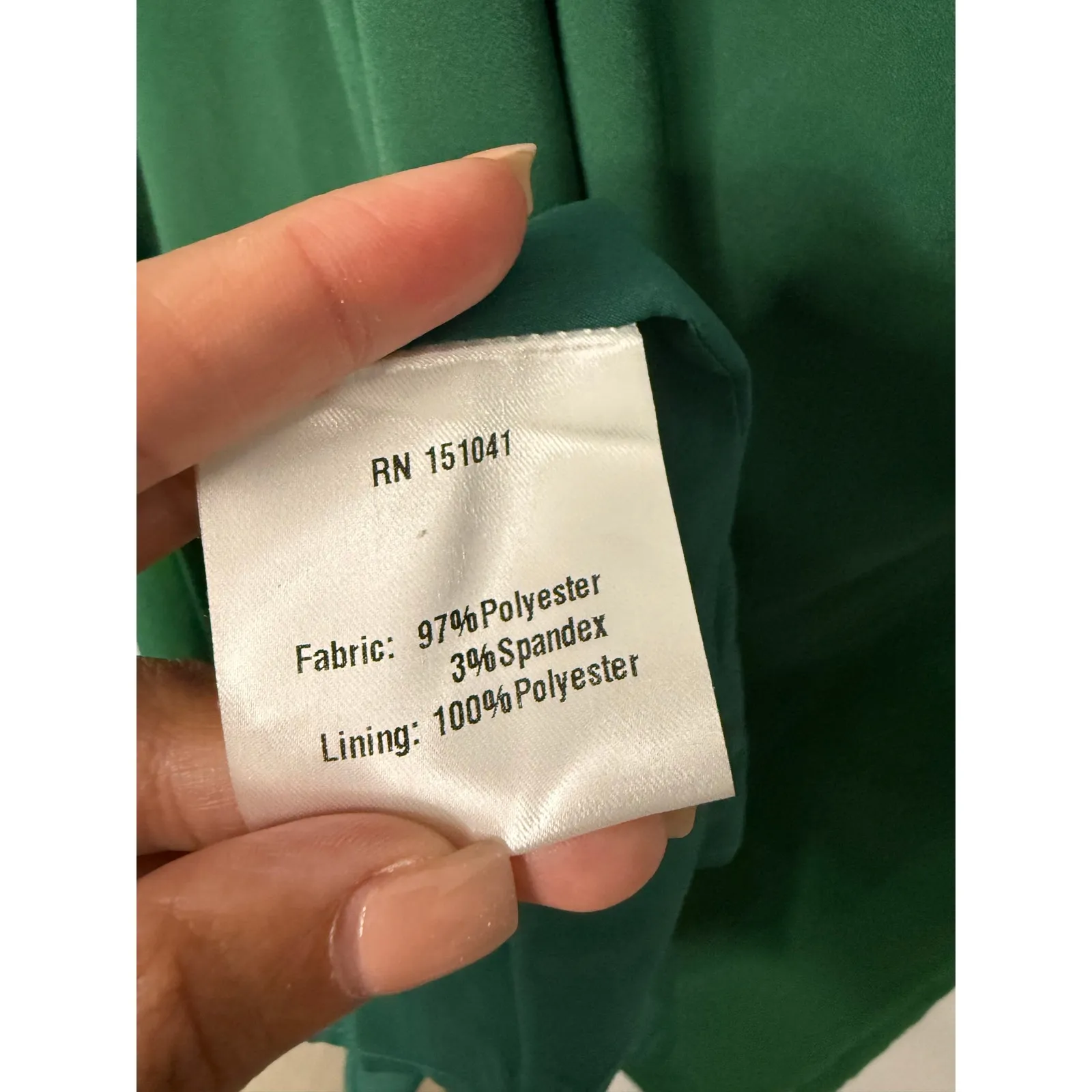 O.p.t Quinn Forrest Green Old Money Vintage Inspired Midi Dress Small - Image 9