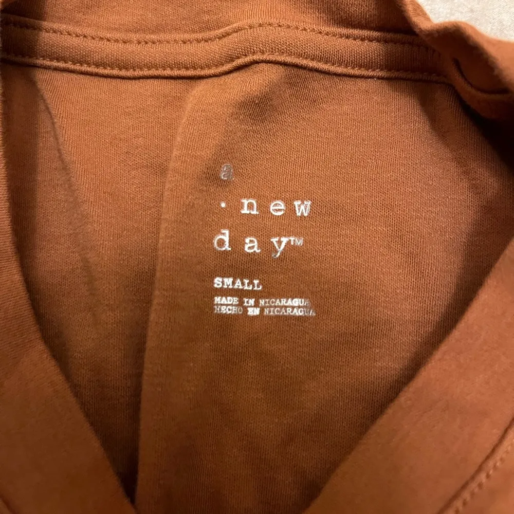 Womens a new day rust/burnt oranges one pocket short sleeve t shirt - Image 2