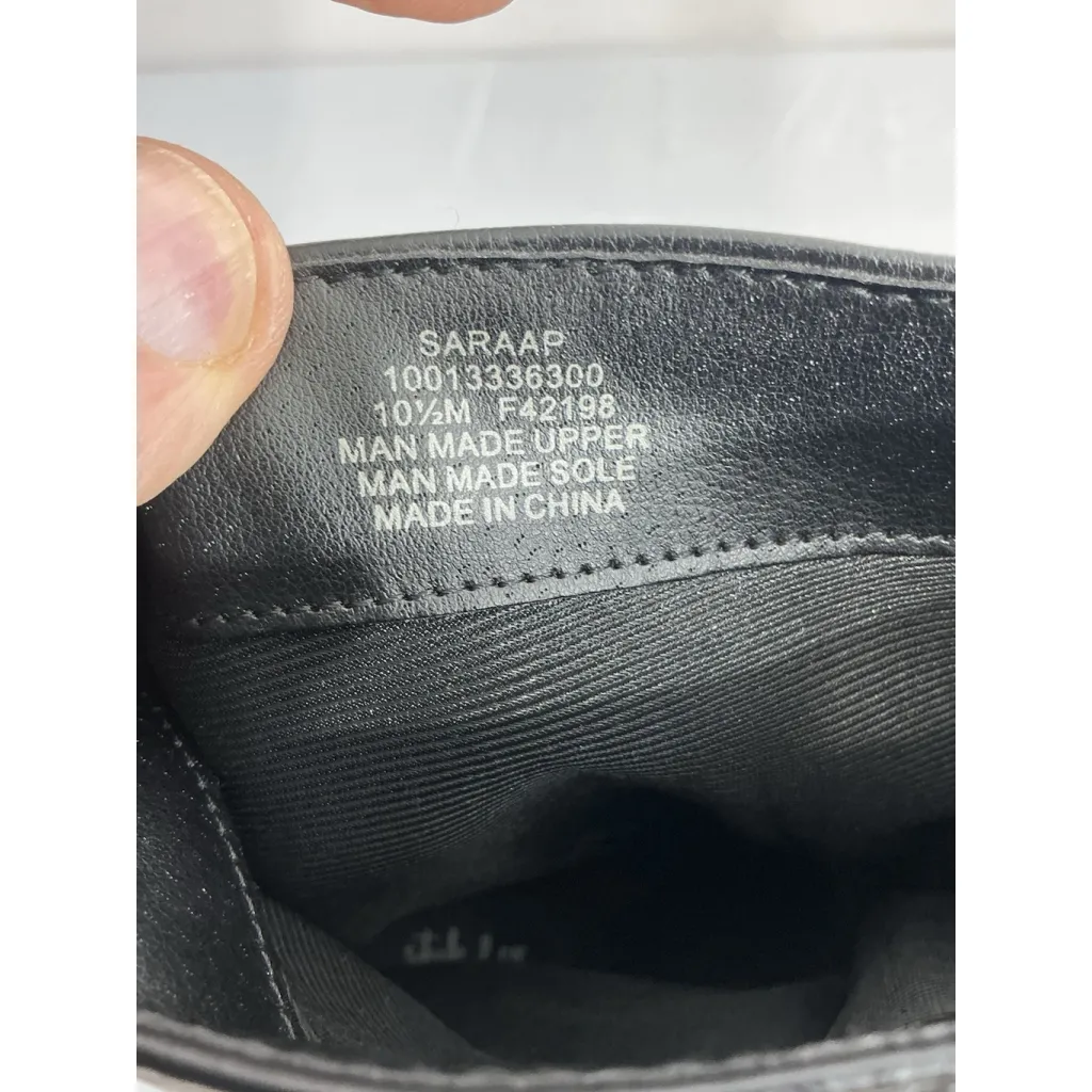 Womans Style & Co Saraap Midcalf Boots 10.5 M Black Pull On 1/4 Zip Rushed Heel - Image 7