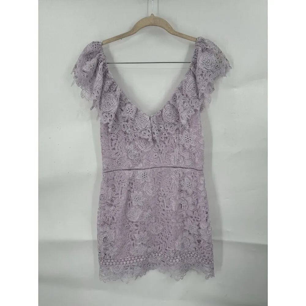 Saylor Dress Women Large‎ Lilac Purple Adwoa MSRP:$288 Preppy Summer Cocktail - Image 4
