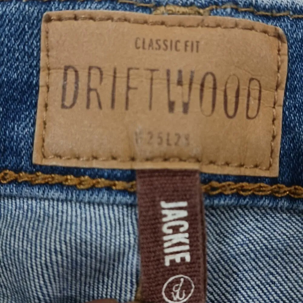 Free People Driftwood Jackie GUC $138 Classic Fit 25  J1140 - Image 8