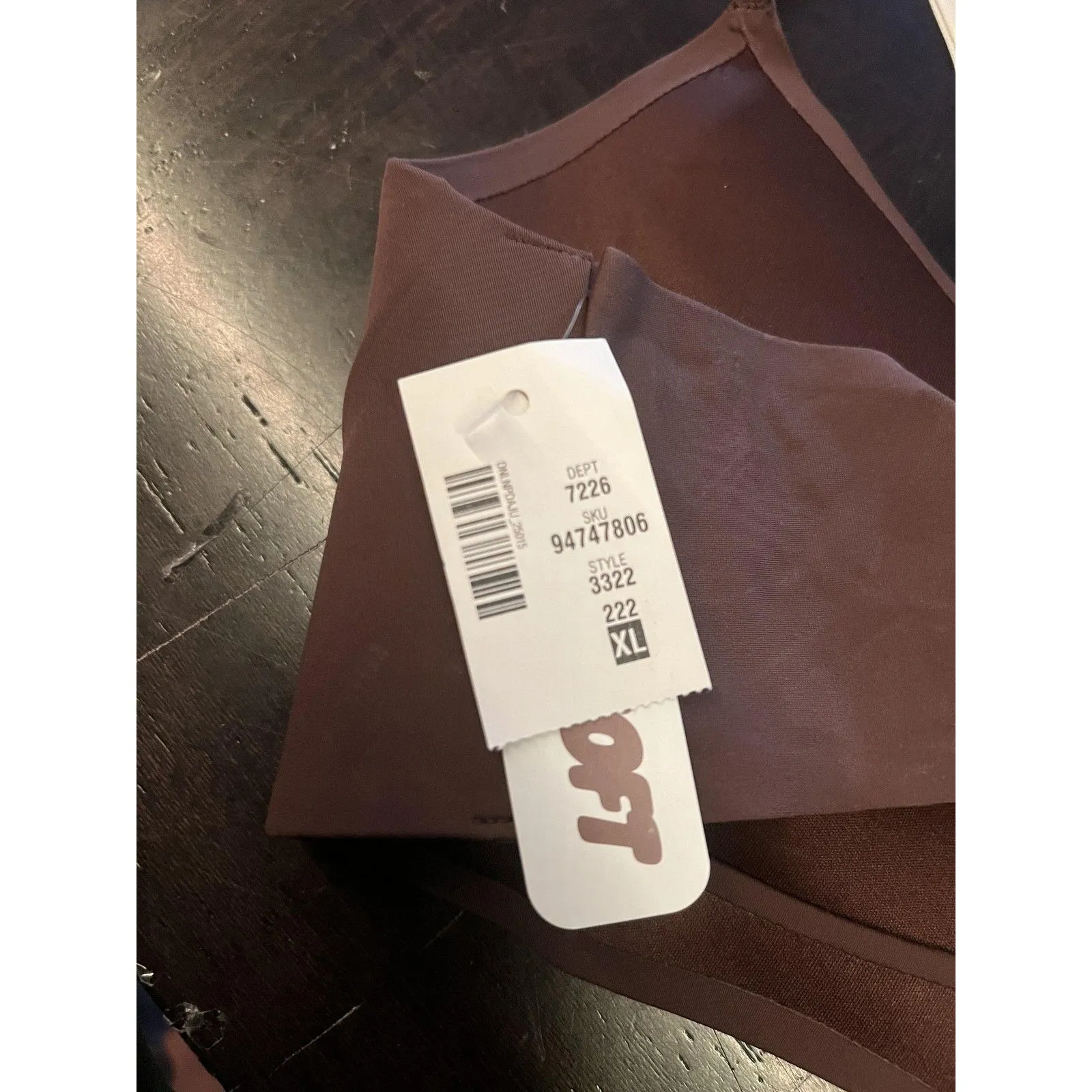 Dvntme Bra Womens XL Brown Seriously Soft Contour V Wireless Bralette Stretch - Image 3