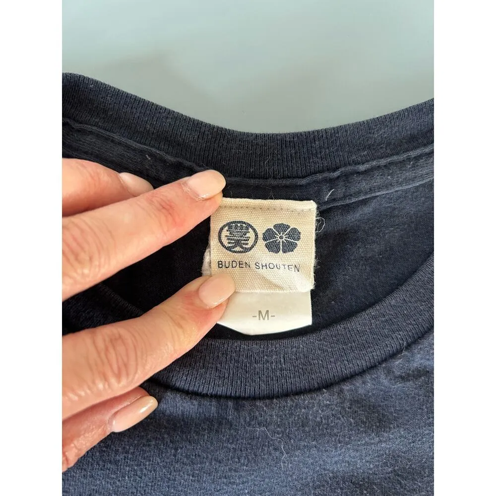 Buden Shouten unisex adult t shirt navy size M japanese Size M - Image 4