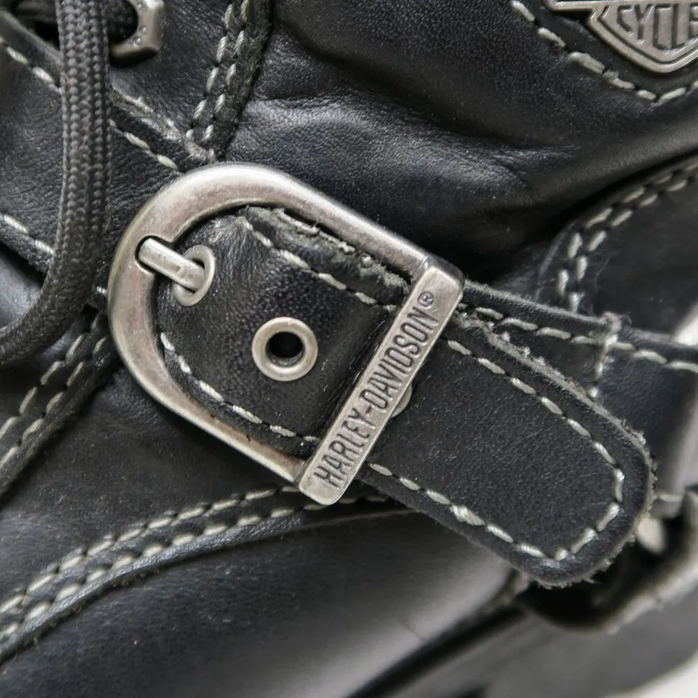 Harley Davidson Women's Tegan Lace up Boots Black Size 8.5 - Image 10