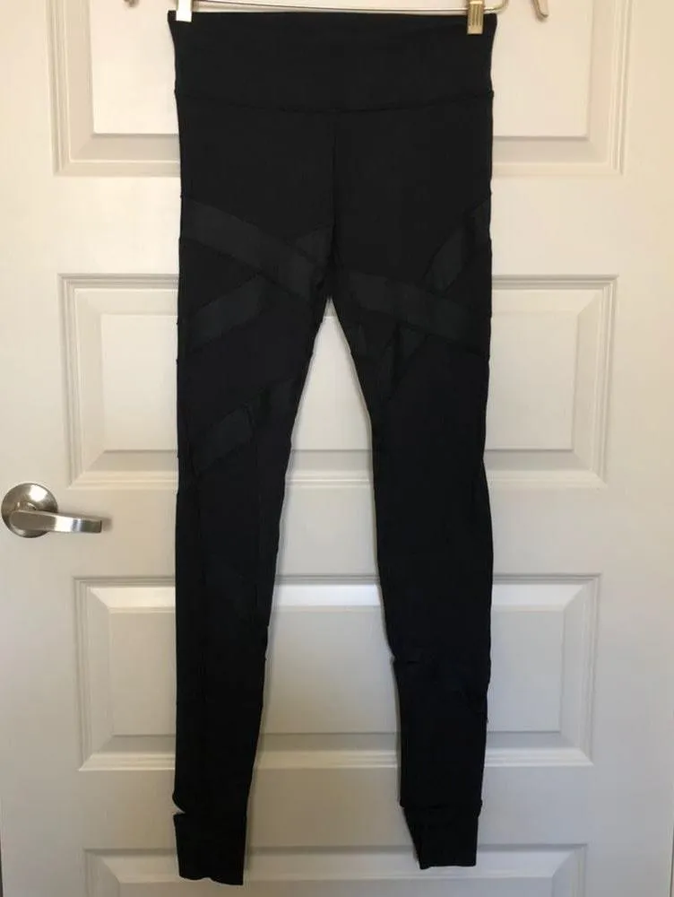Lululemon Black Criss Cross Leggings  - Image 2
