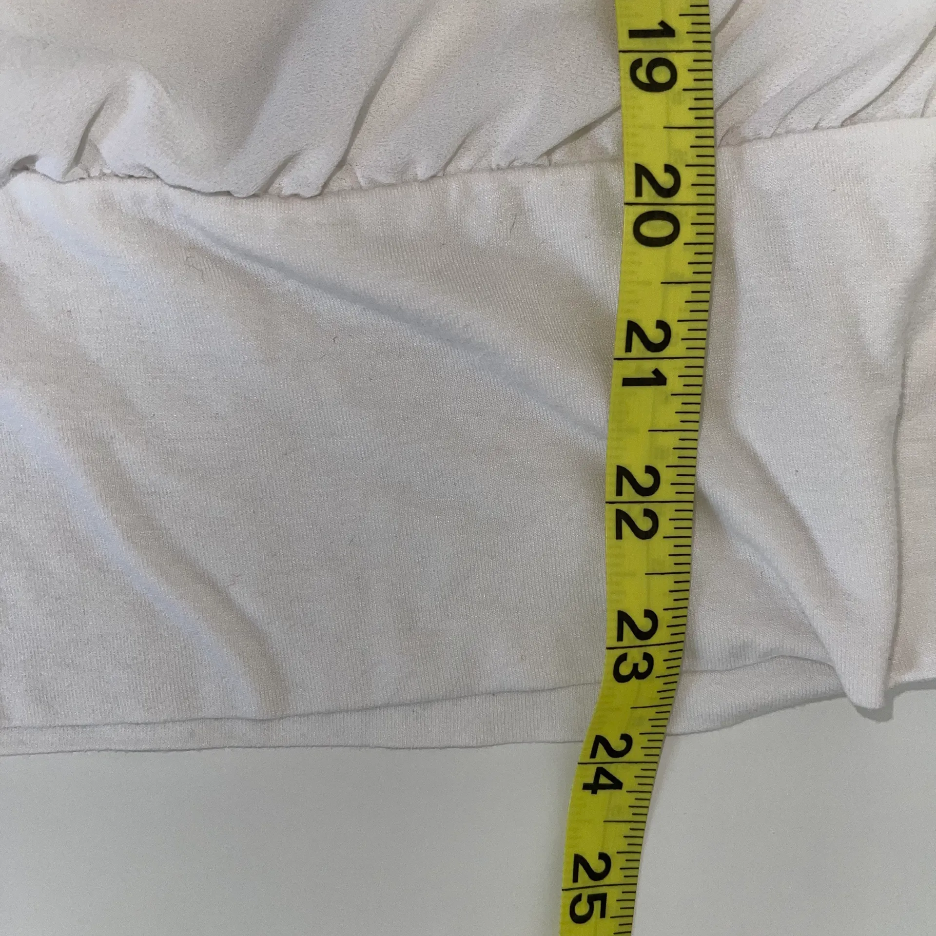 Chico’s White Wide Sleeve Banded Bottom Sheer Top - Image 4