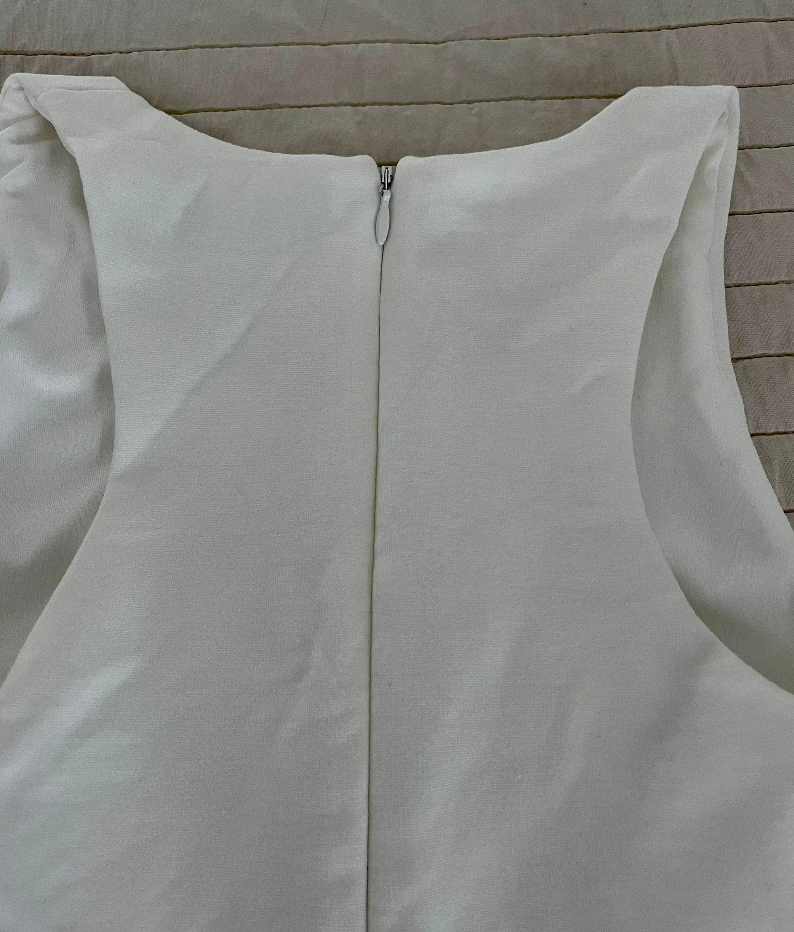 White Bodycon Cut Out Dress - Image 3