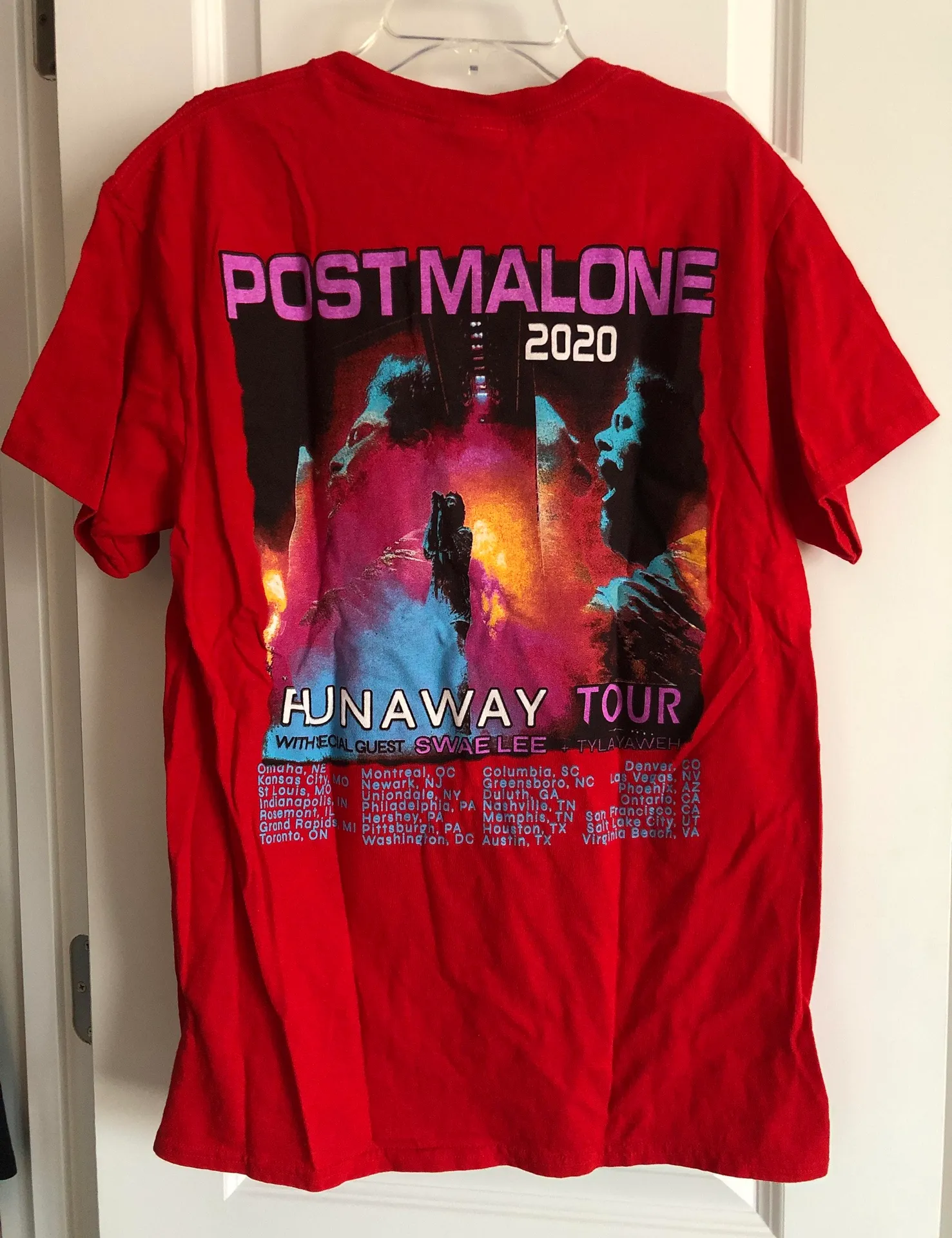 Post Malone Tee Red Size M - Image 2