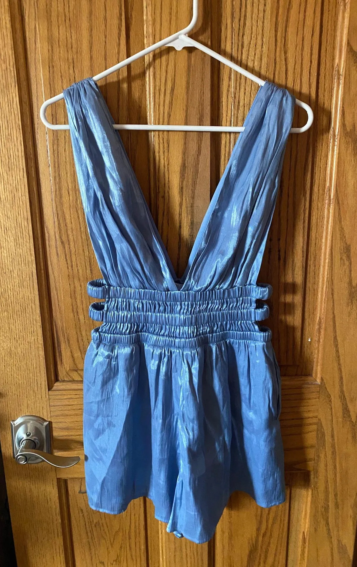 Dry Goods Blue Romper  - Image 2