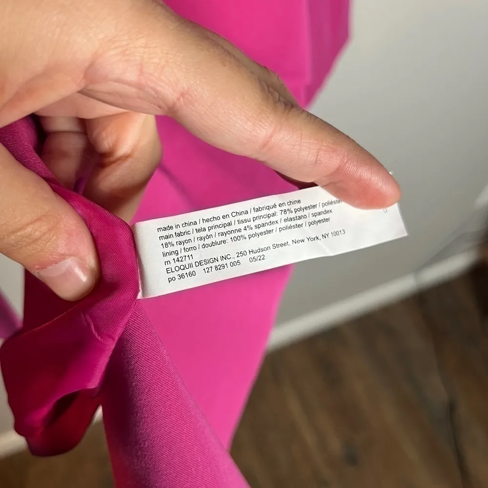 NWT Eloquii pink rhinestone belted blazer jacket - Image 2