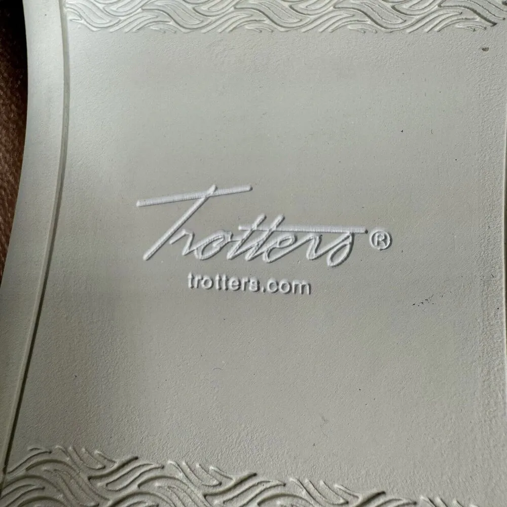 Trotters Anika Womens Pink Metallic Leather COMFORT Lifestyle Sneakers Shoes 10M Size 10 - Image 8