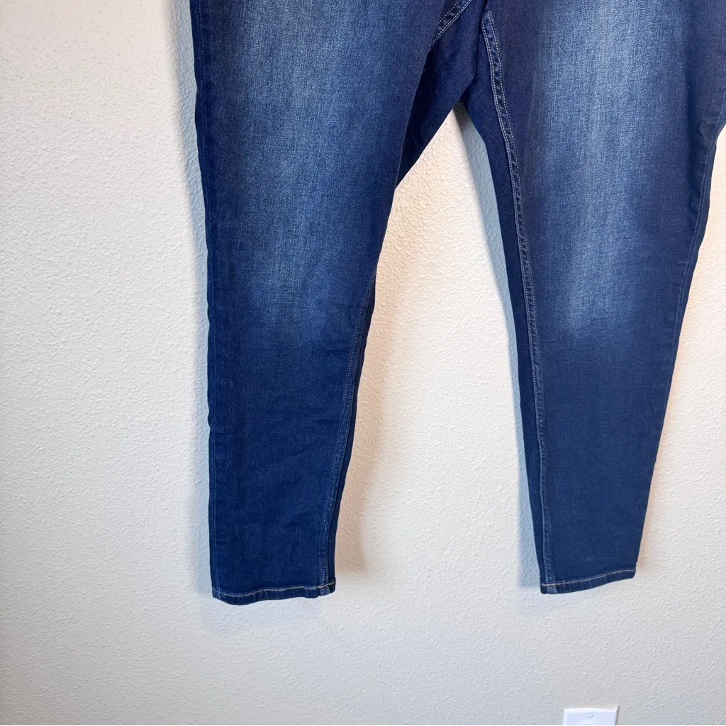 BKE Blue Gabby Curvy High Rise Skinny Ankle Jeans Womens 36 Classic Denim Fall - Image 5