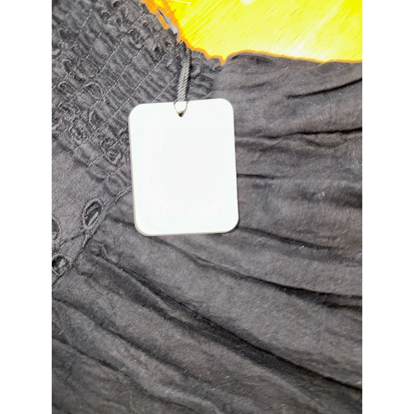 Free‎ People FP One Lottie Eyelet Lace Black Mini Dress XS Boho Casual Party - Image 2