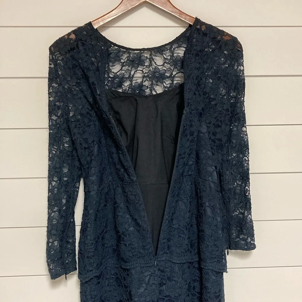 Eliza J Tiered Lace Dress - Image 7