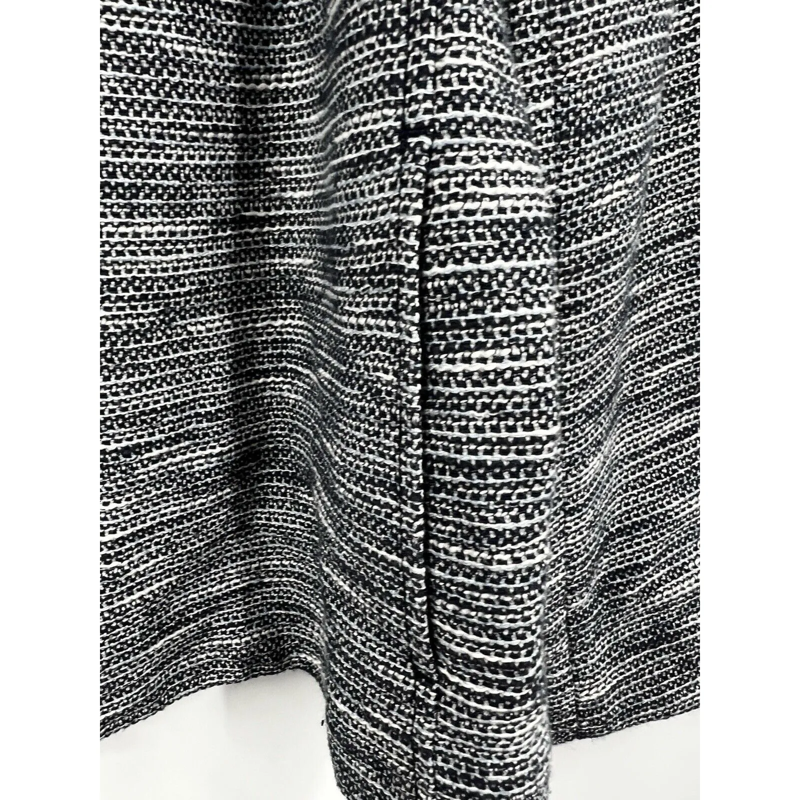 J Jill Blazer Womens Blue Tweed Pockets Button Down Jacket‎ Long Sleeve Size S - Image 5