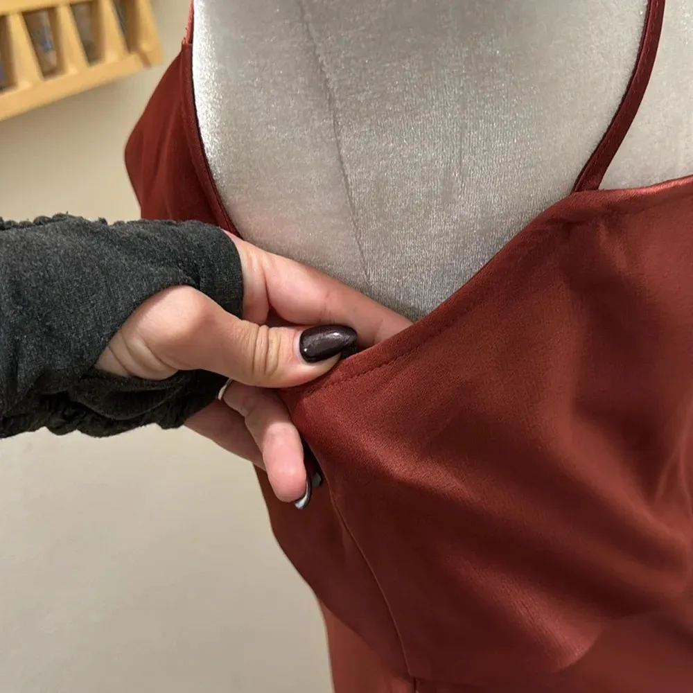 BHLDN  Cali Satin Charmeuse Midi Dress - Image 3