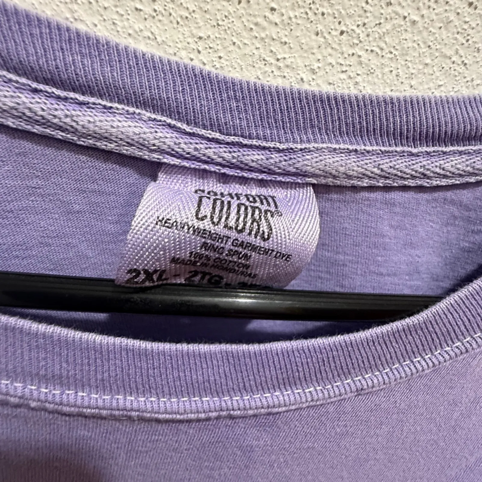 Comfort Colors 2X Buffalo Graphic Tee Purple Heavyweight Cotton Oversized Lounge - Image 5