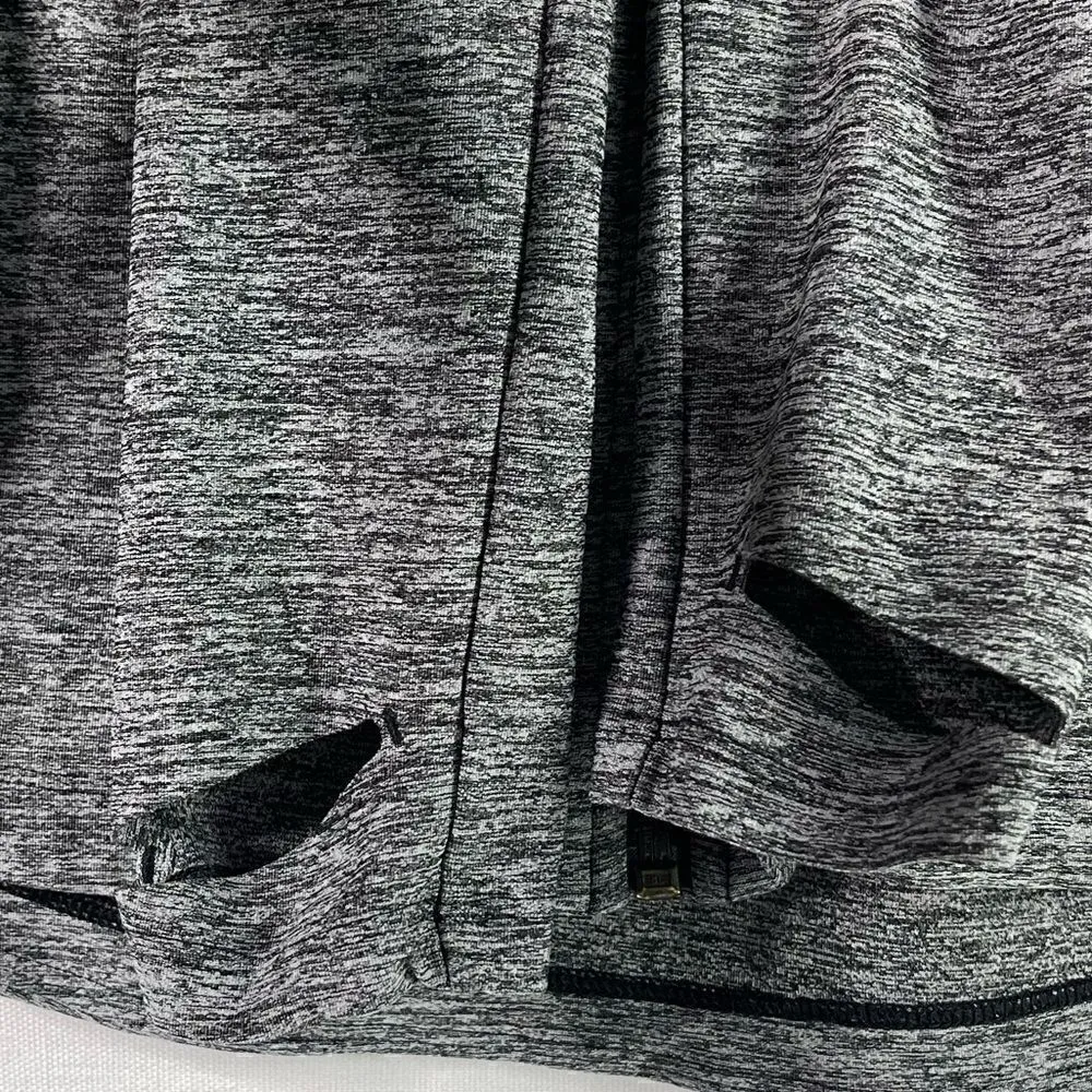 Athleta Pacifica Pleated Zip-Up Jacket (Charcoal Heather) - XXS - Image 8