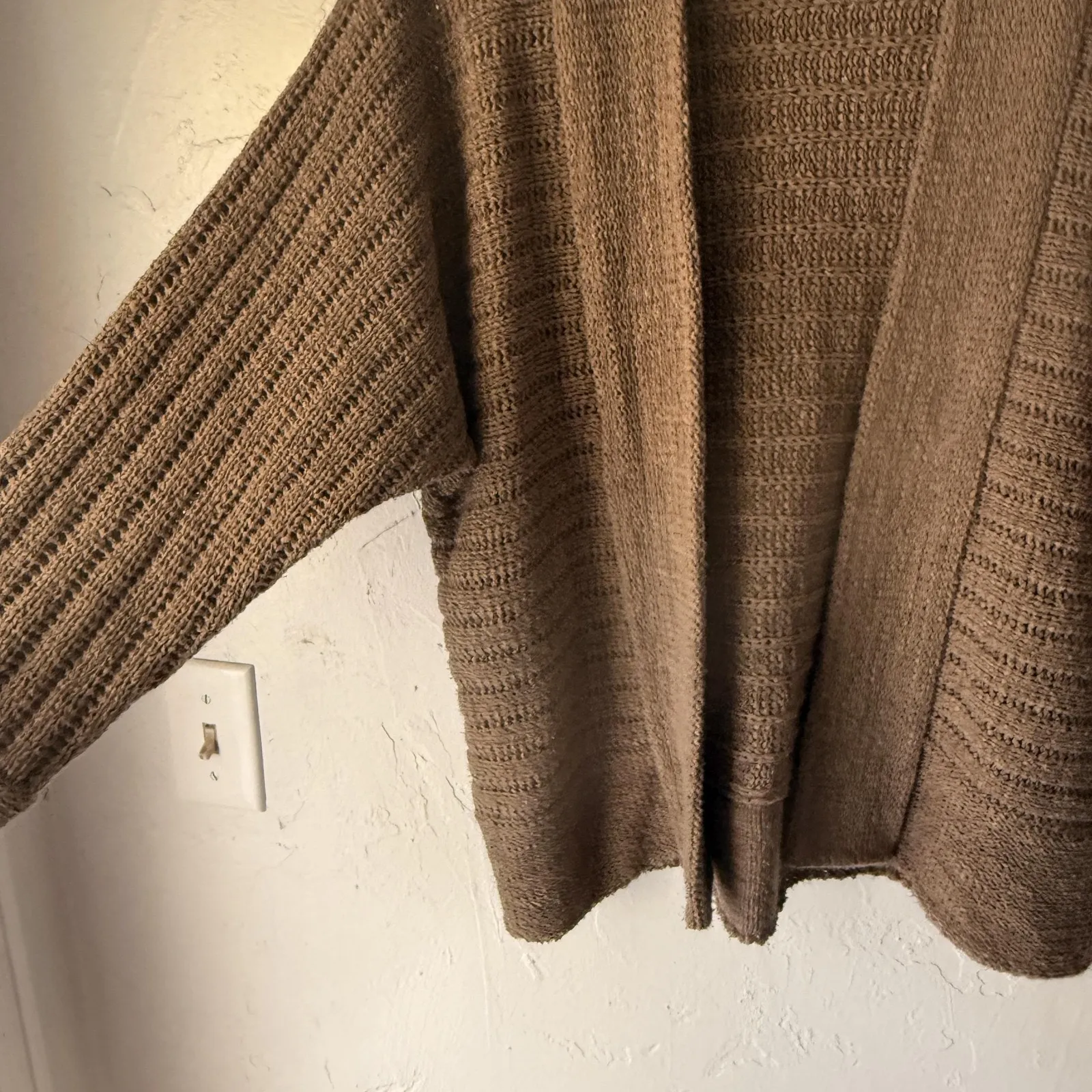 August Silk Sweater Vintage Medium Open Front Cardigan Knit‎ Gilmore Girls - Image 8