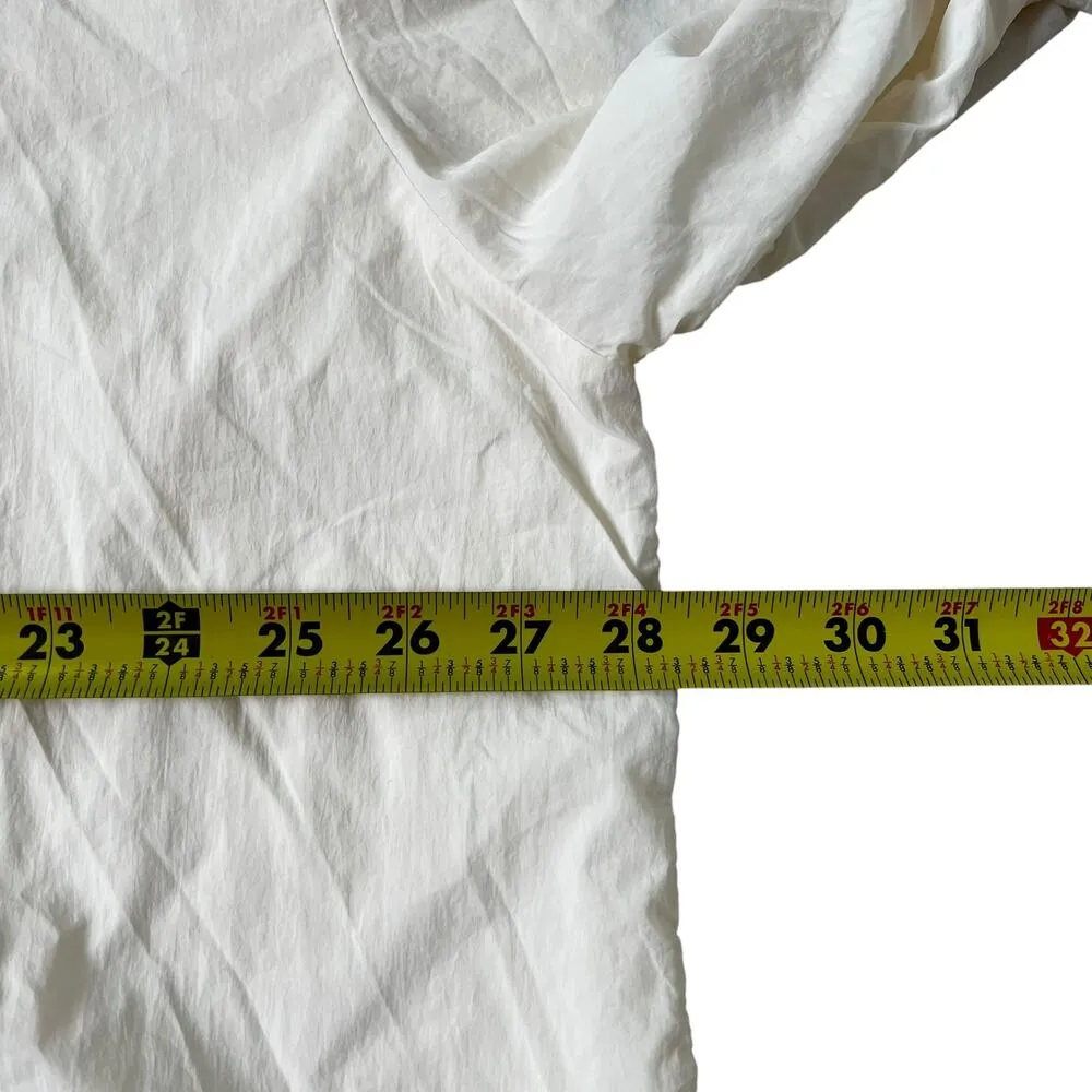 Fabletics Ivory Oversized Windbreaker Women Plus Size 1X NWT | 19-30 - Image 4