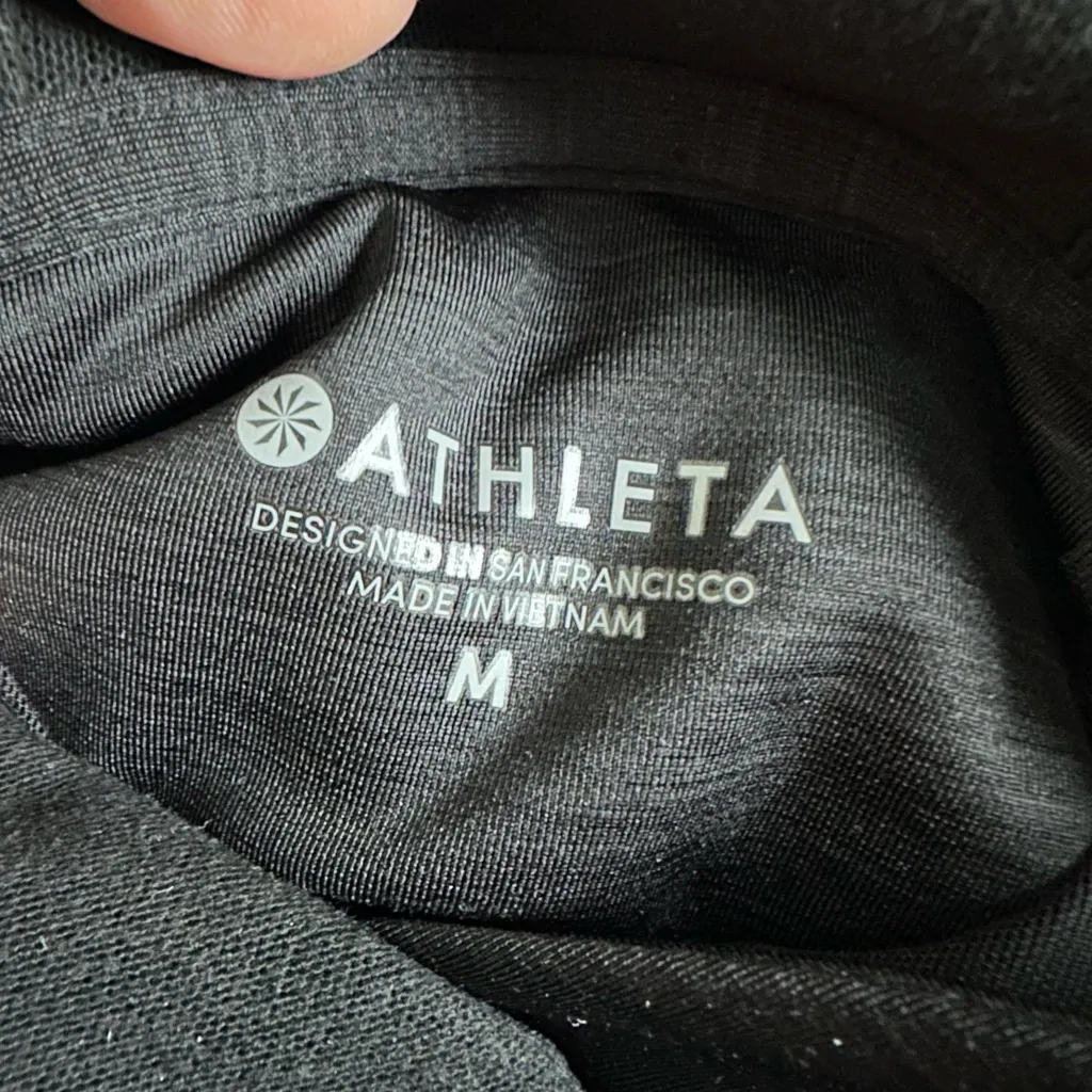 Athleta Boot Camp Hoodie Jacket Criss Cross Back Athletic Athleisure Pocket - Image 7