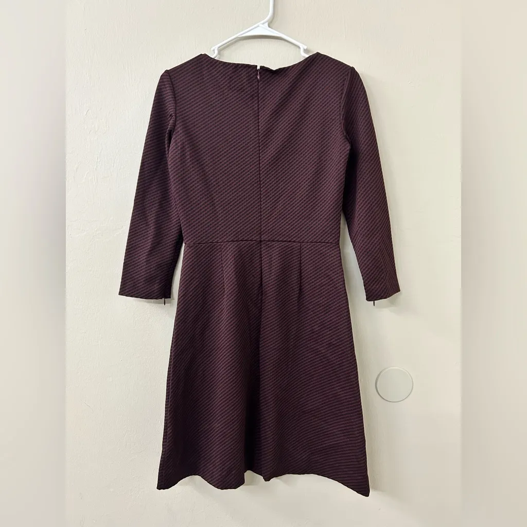 Theory Kamillina K Claymont Stretch Fit & Flare Dress Sz 2 - Image 9